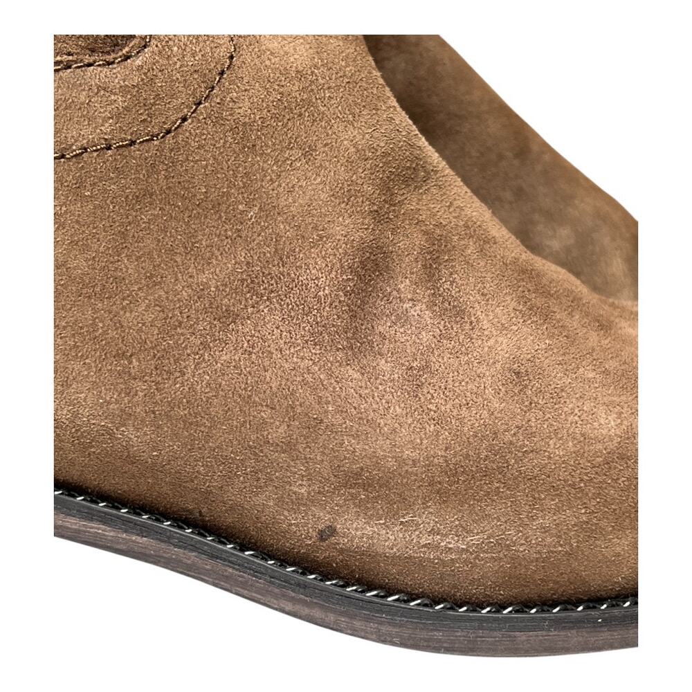 Franco Sarto Brenna Brown Suede Boots Size 8 Wide Calf - Picture 11 of 11